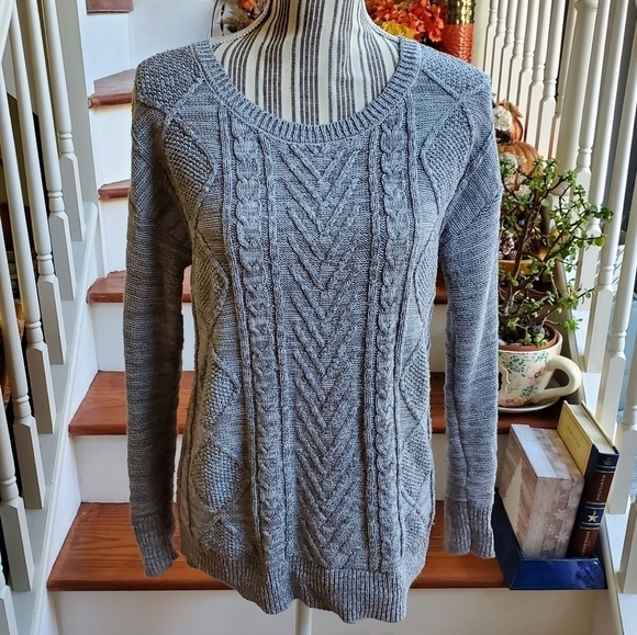 Mossimo Supply Co. Gray Sweater S - Picture 4 of 6